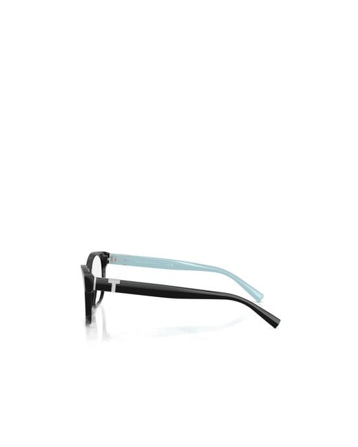 Tiffany & Co White Rectangle Frame Glasses