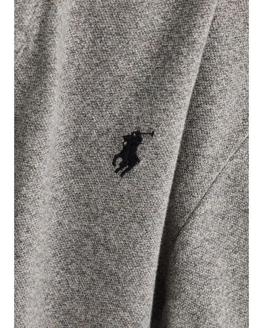 Polo Ralph Lauren Gray Slim Piqué Cotton Polo Shirt for men