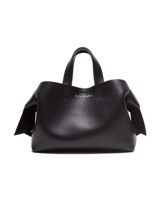Acne Black Musubi Midi Tote Bag