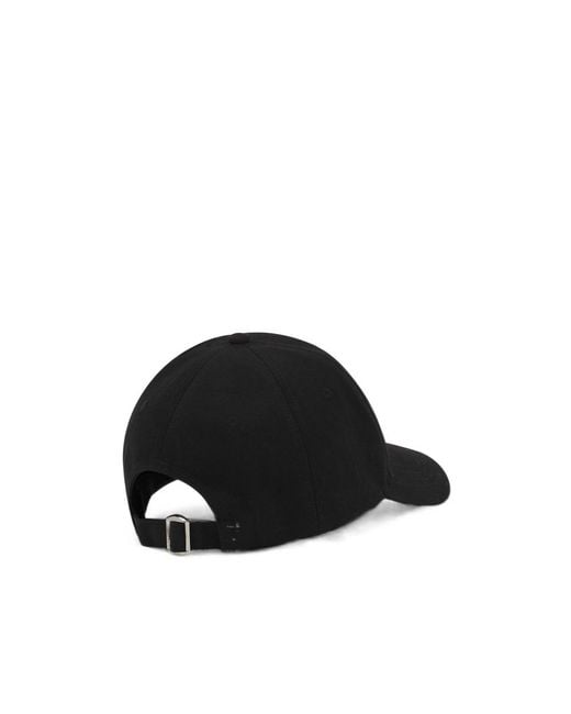 Lanvin Blue Logo Embroidered Cap