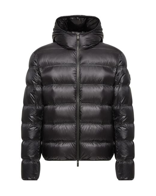 Moncler Black Guadiana Hooded Down Jacket for men