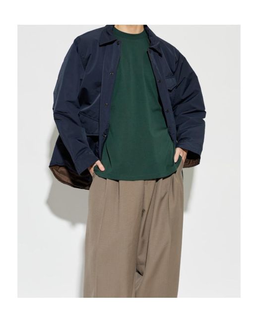 Canada Goose Blue Long-Sleeve Shirt Jacket for men