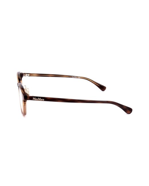 Max Mara Black Rectangle Frame Glasses