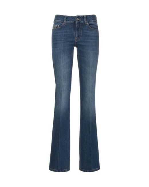 Stella McCartney Blue Vintage Low Waist Straight Jeans