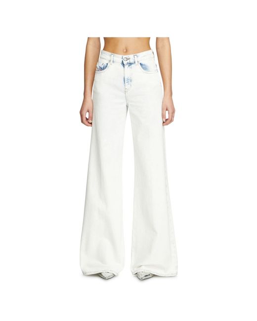 DIESEL White 1978 D-Akemi Flare Jeans