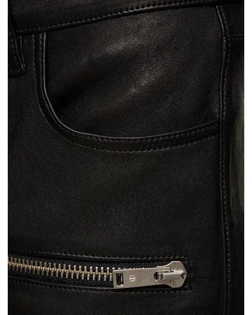Anine Bing Black Casual Pants With Belt Loops
