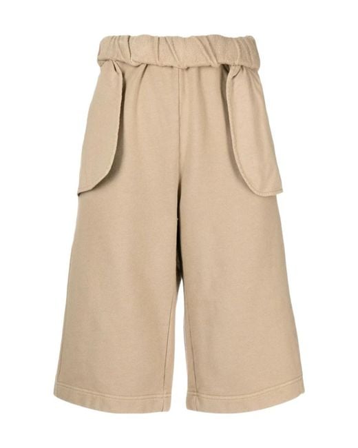 Dion Lee Natural Cotton Knee-Length Shorts