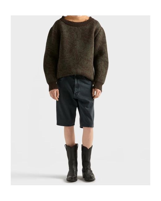 Prada Blue Denim Bermudas for men