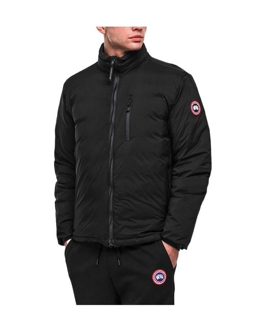 Canada Goose Black Stand-Collar Padded Jacket for men