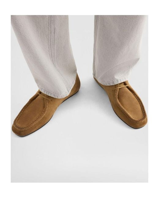 Jil Sander Brown Hood Lace-Up Shoe for men