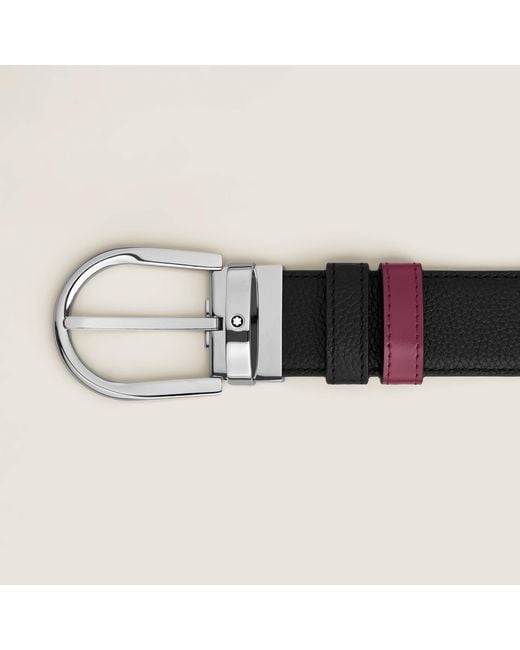 Montblanc Multicolor Buckle Detailed Reversible Belt for men
