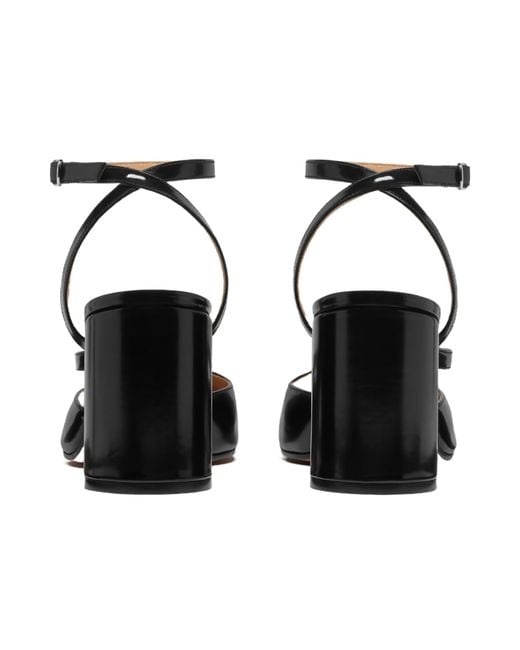 Maison Margiela Black Tabi Sandal Pump