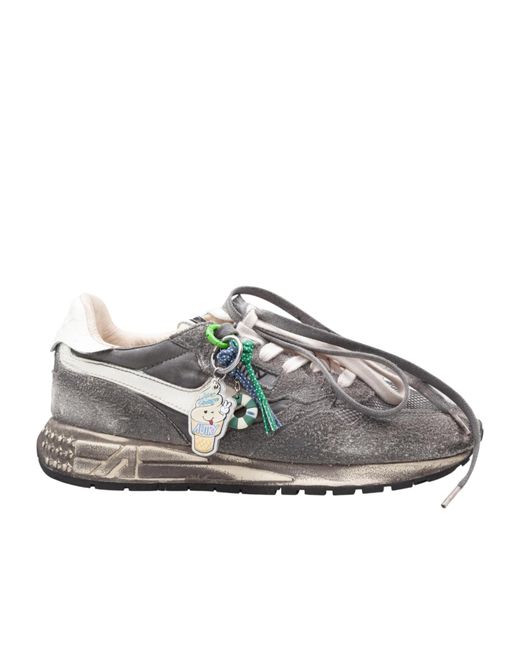 Autry Gray Reelwind Low-Top Sneakers for men