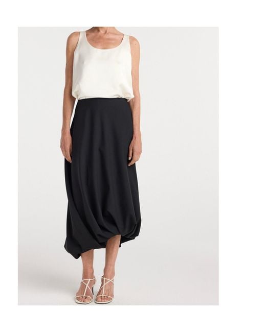 Rohe Black Twisted Skirt