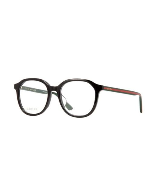 Gucci Brown Eyewear Square Frame Glasses for men