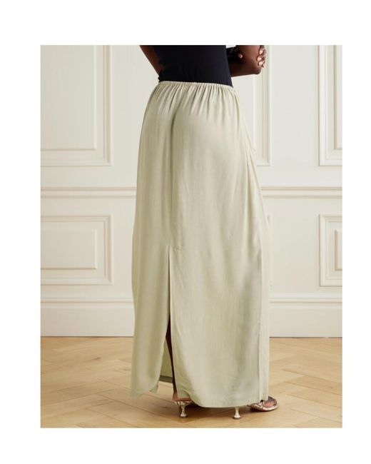Frankie Shop Natural Aeson Jersey Maxi Skirt