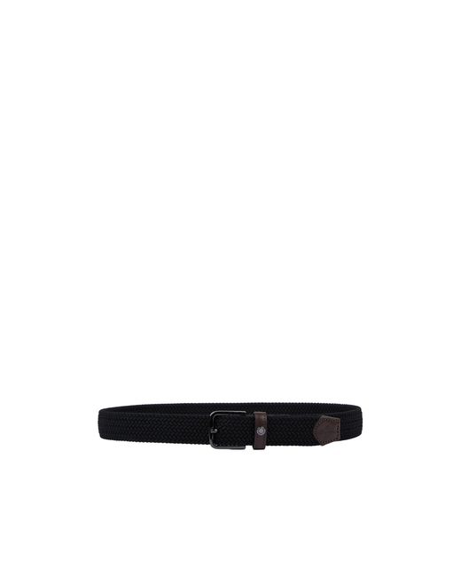 Paul & Shark White Interwoven Belt for men
