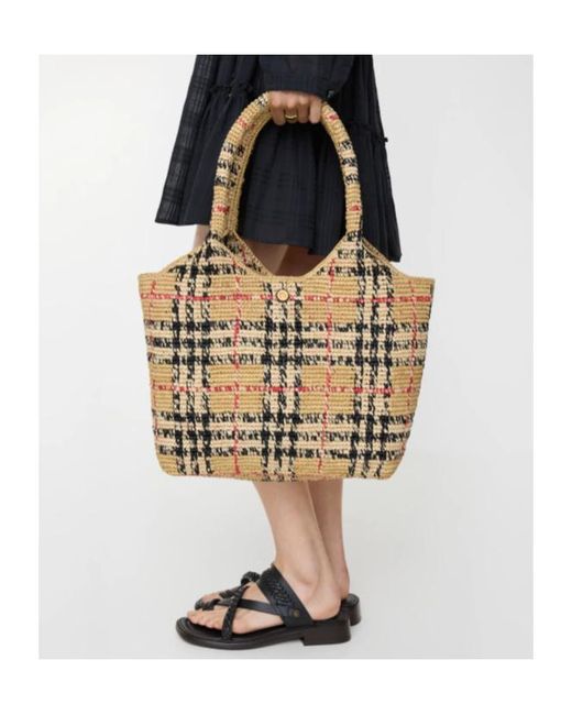 Burberry Metallic Small Margate Tote Bag