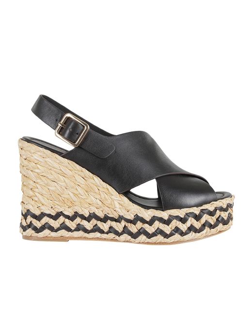 Paloma Barceló Brown Paloma Barceló Oda Wedge Heeled Sandals