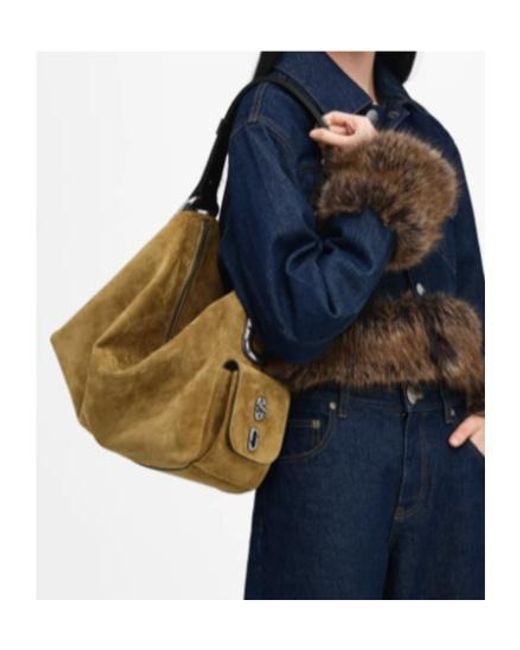 Marc Jacobs Multicolor Suede Scene Large Shoulder Bag