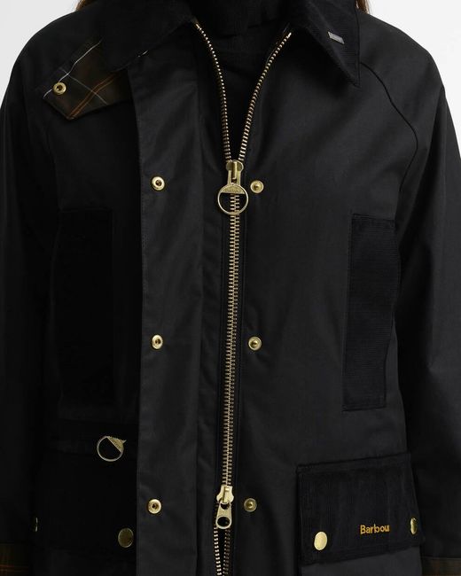 Barbour Black Waxed Cotton Jacket