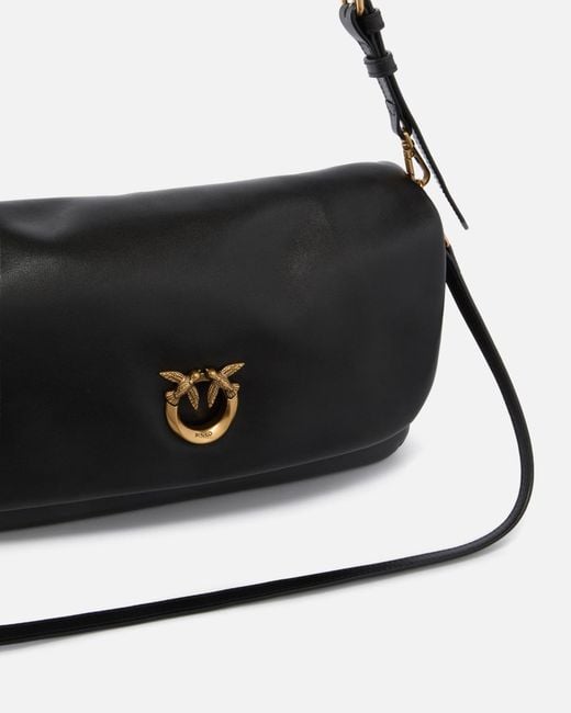 Pinko Black Click Soft Classic Crossbody Bag