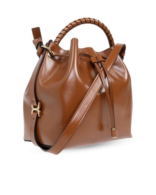 Chloé Brown Chloé Marcie Bucket Bag
