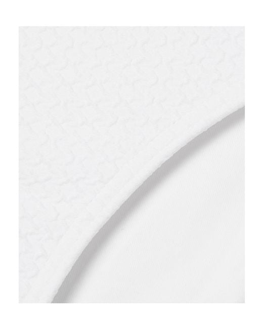 Melissa Odabash White Tenerife Seersucker Bikini Briefs