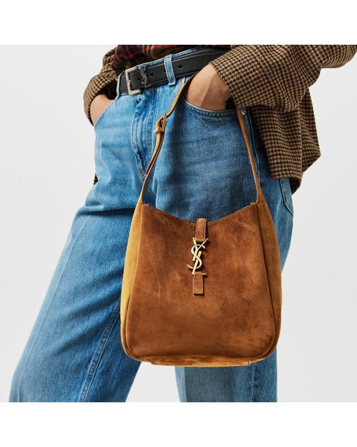 Saint Laurent Brown Solid Color Stylish Shoulder Bag