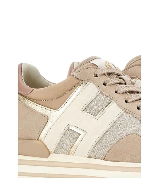 Hogan Natural Midi H483 Lace-Up Sneakers