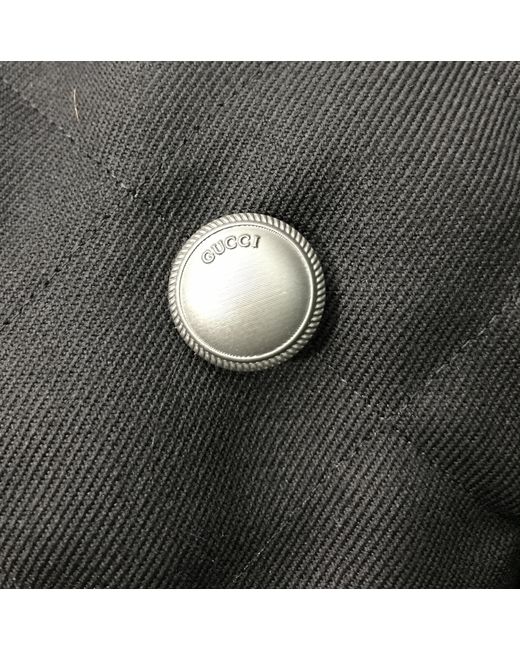 Gucci Black Double-Breasted Casual Jacket for men