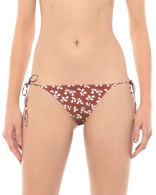 Tory Burch Pink Floralprint Bikini Bottoms