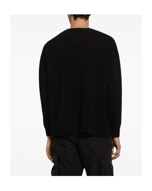 Dolce & Gabbana Black Wool-Blend Logo Sweater for men