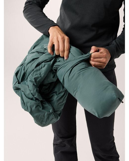 Arc'teryx Green Thorium Hooded Down Jacket