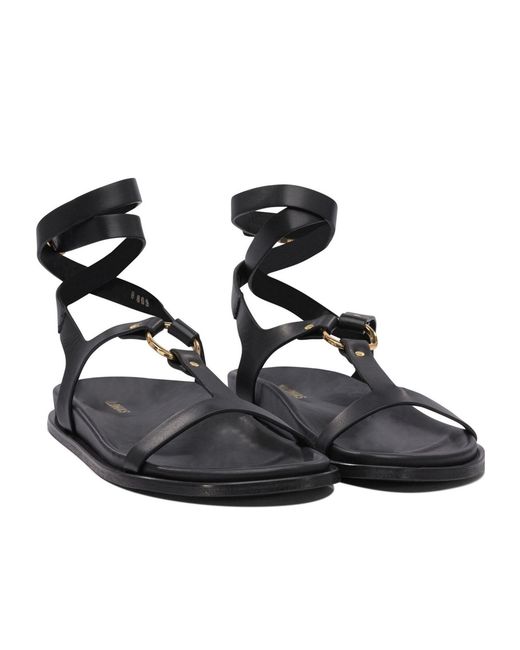 Alohas Black Flat Sandals