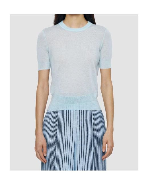 Joseph Blue Short-Sleeve Round-Neck T-Shirt