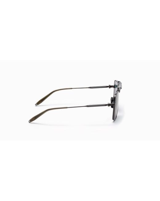 Akoni Blue Eos Sunglasses for men