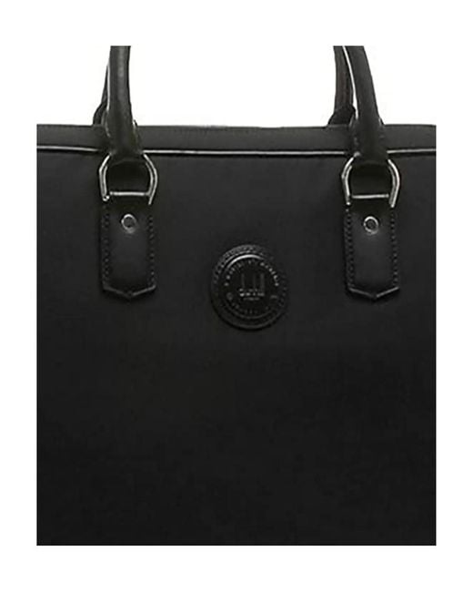 Dunhill Black Top Handle Briefcase for men