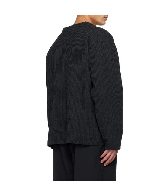 Nanamica Blue Ooal 5G Zipper Cardigan for men