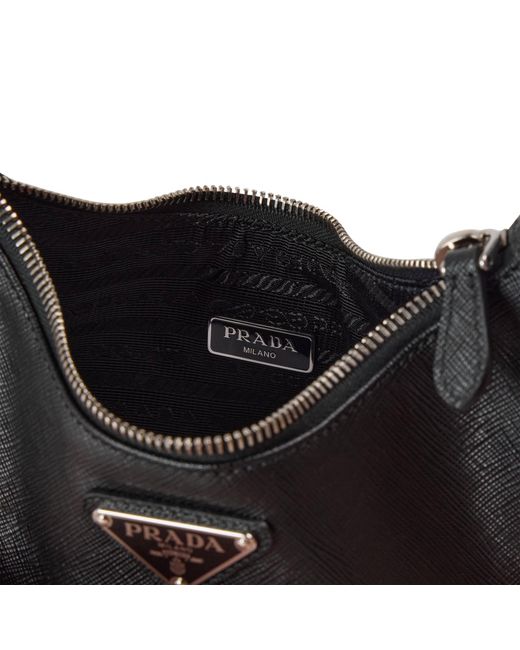 Prada Black Simple Leather Bag