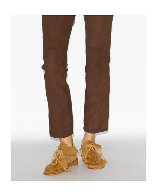 Isabel Marant Brown Felsa Loafers