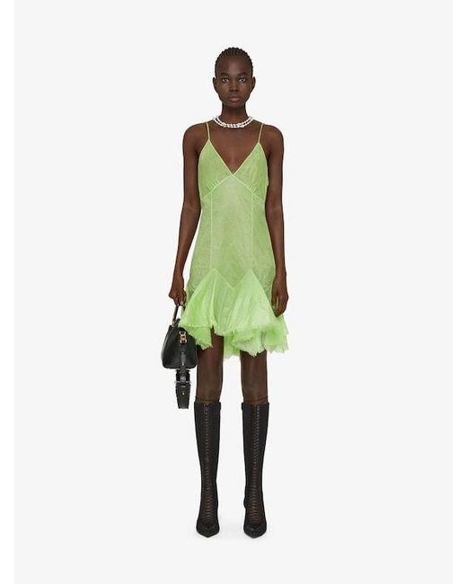 Givenchy Green Strapless Dress