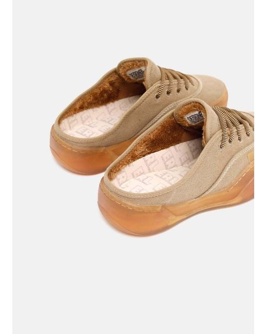 ERL Natural Low Skate Mule Slip-On Sneakers for men