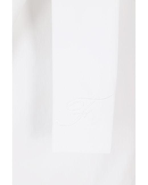 Elisabetta Franchi White Long-Sleeved Shirt