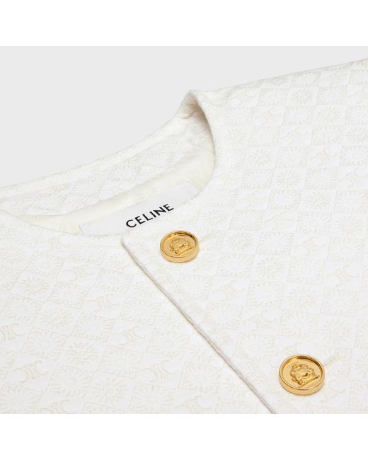 Céline White Chealsea Jacket