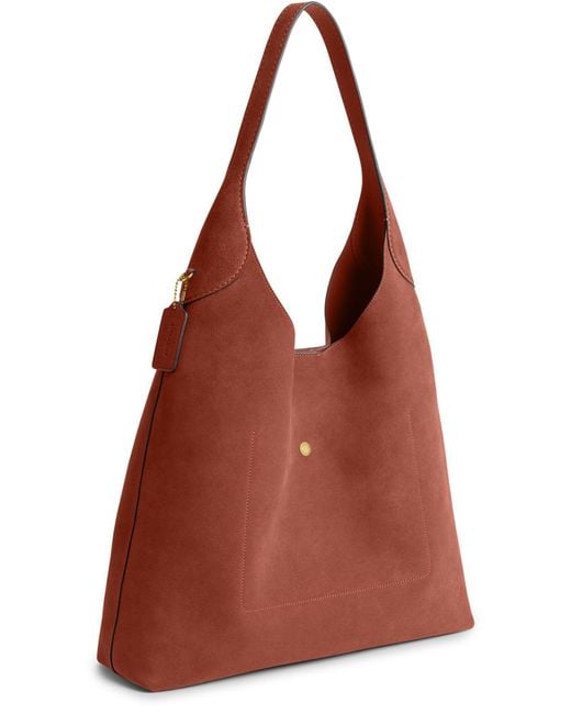 COACH Brown Brooklyn 39 Hobo Bag