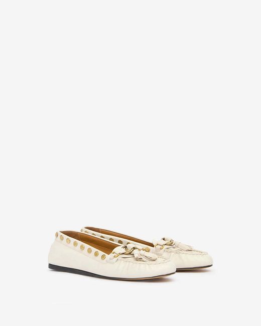 Isabel Marant Natural Faxel Loafers