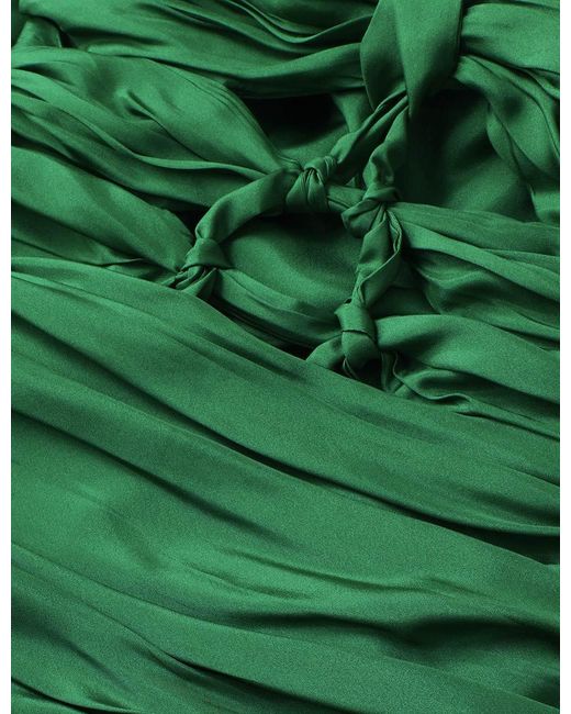 Zimmermann Green Halter Cut-Out Detailed Midi Dress