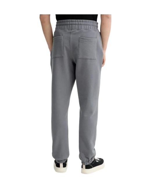 AllSaints Gray Logo Square-Pocket Joggers for men
