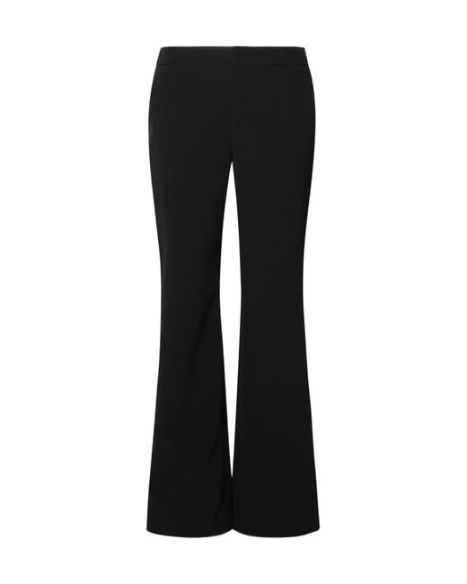 Balmain Black Low-Rise Flared Trousers